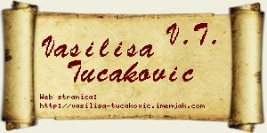 Vasilisa Tucaković vizit kartica